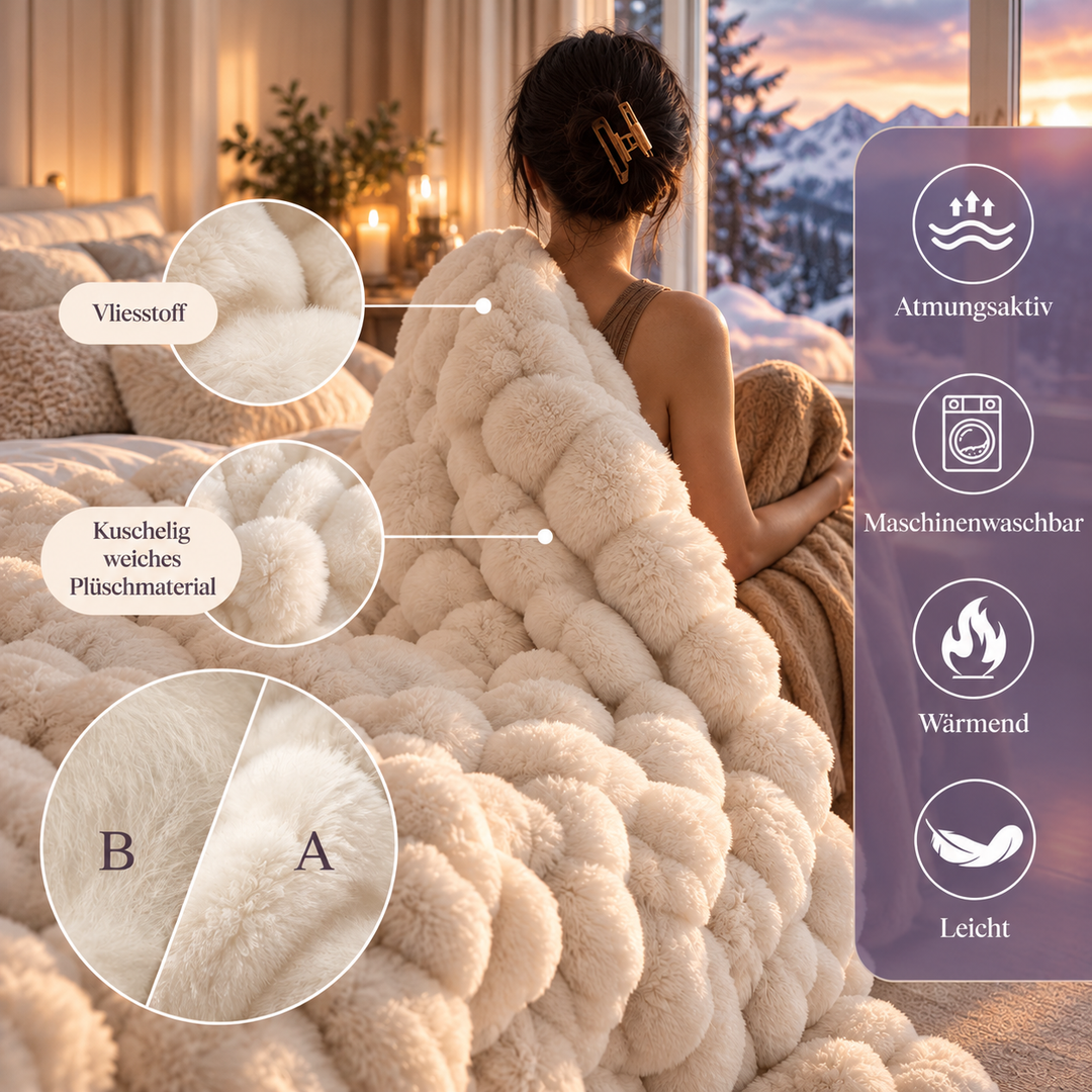 Cuddle – Premium Kunstfell-Decke
